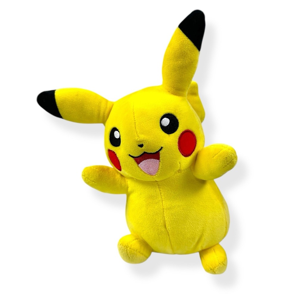 Official Pokemon 2021 Pikachu Plush Stuffed Soft Toy 10" Nintendo Jazwares